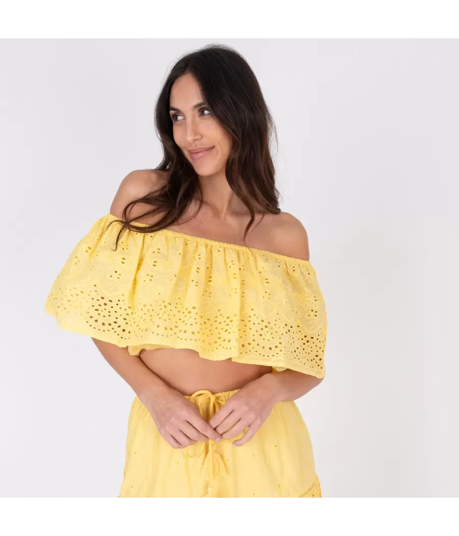 Top femme angel jaune | Kiwi Saint Tropez