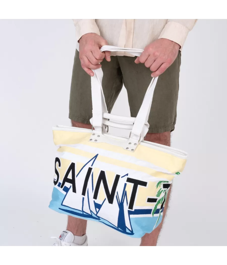 Sac Saint Tropez panoramic multico medium | Kiwi Saint Tropez