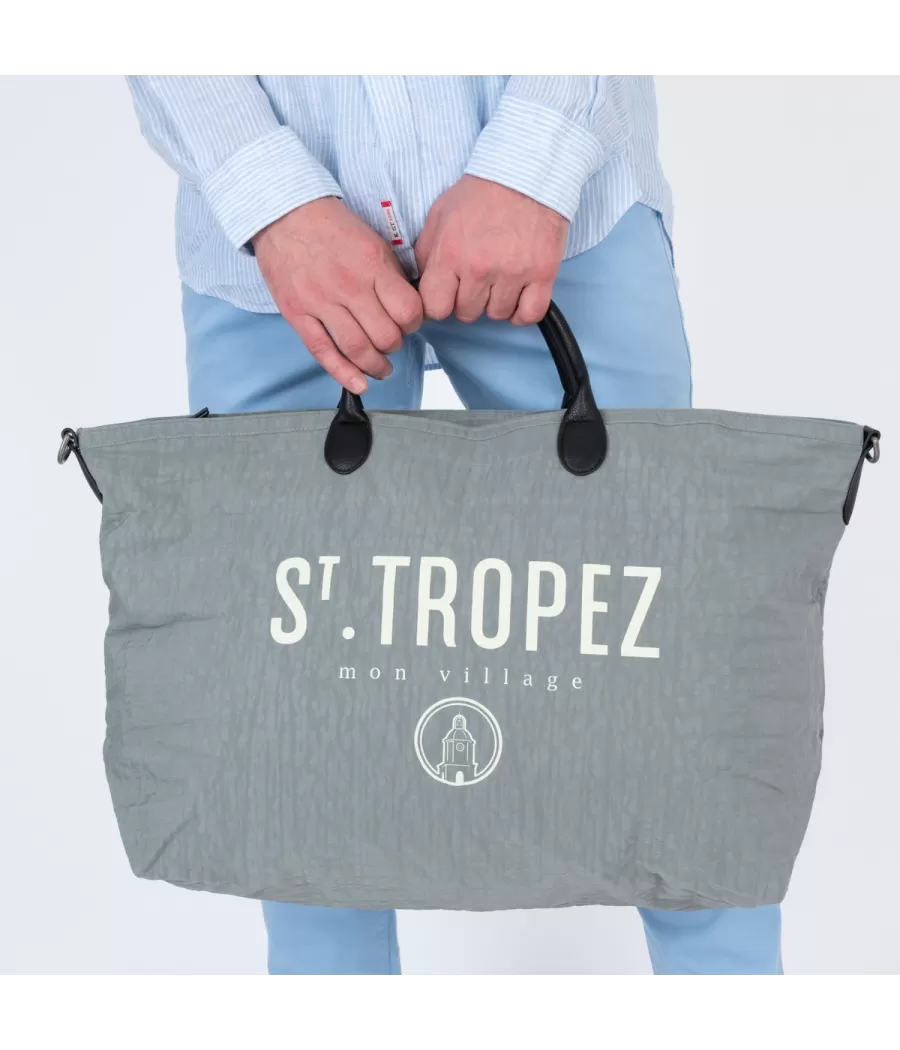 Sac icone Saint Tropez gris large | Kiwi Saint Tropez