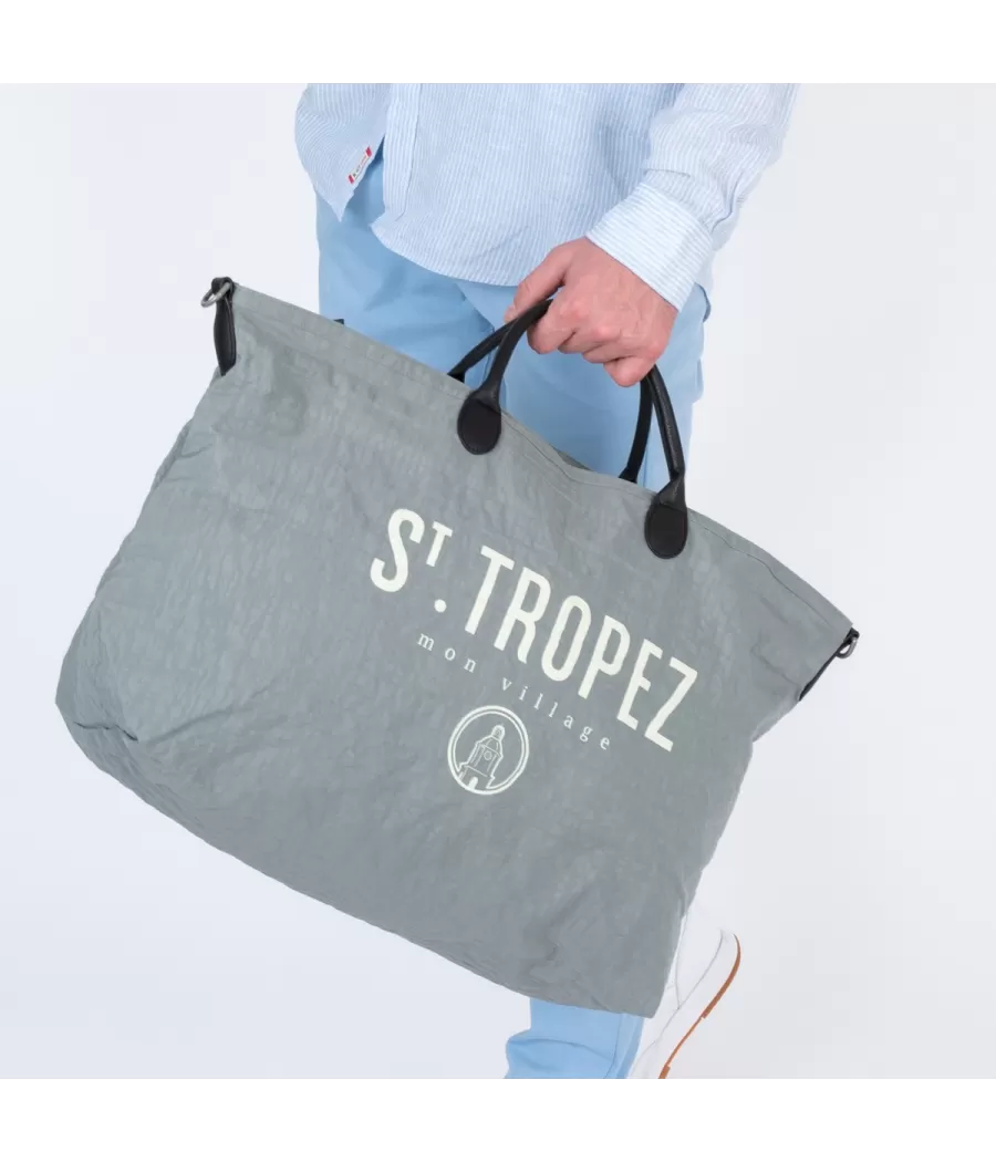 Sac icone Saint Tropez gris large | Kiwi Saint Tropez