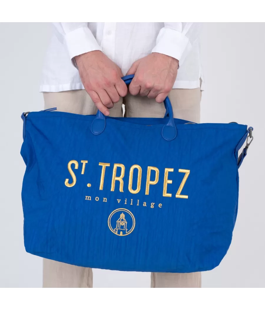 Sac icone Saint Tropez bleu large