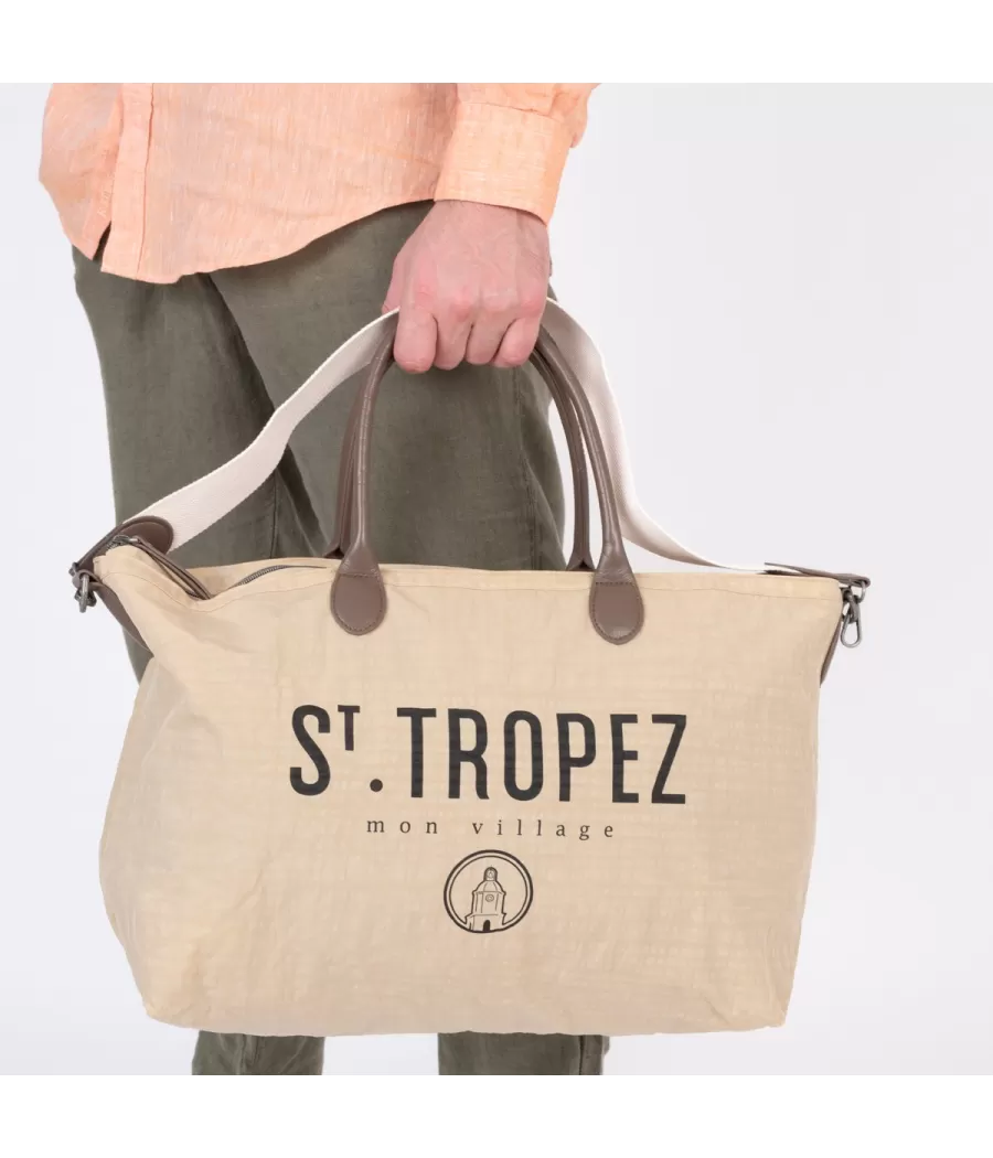 Sac icone Saint Tropez beige medium | Kiwi Saint Tropez