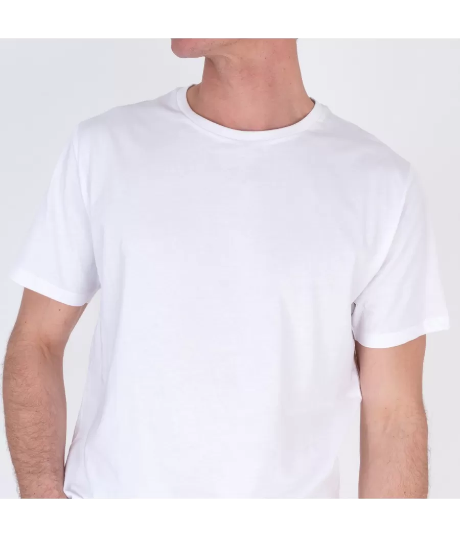 T-shirt homme poker blanc | Kiwi Saint Tropez