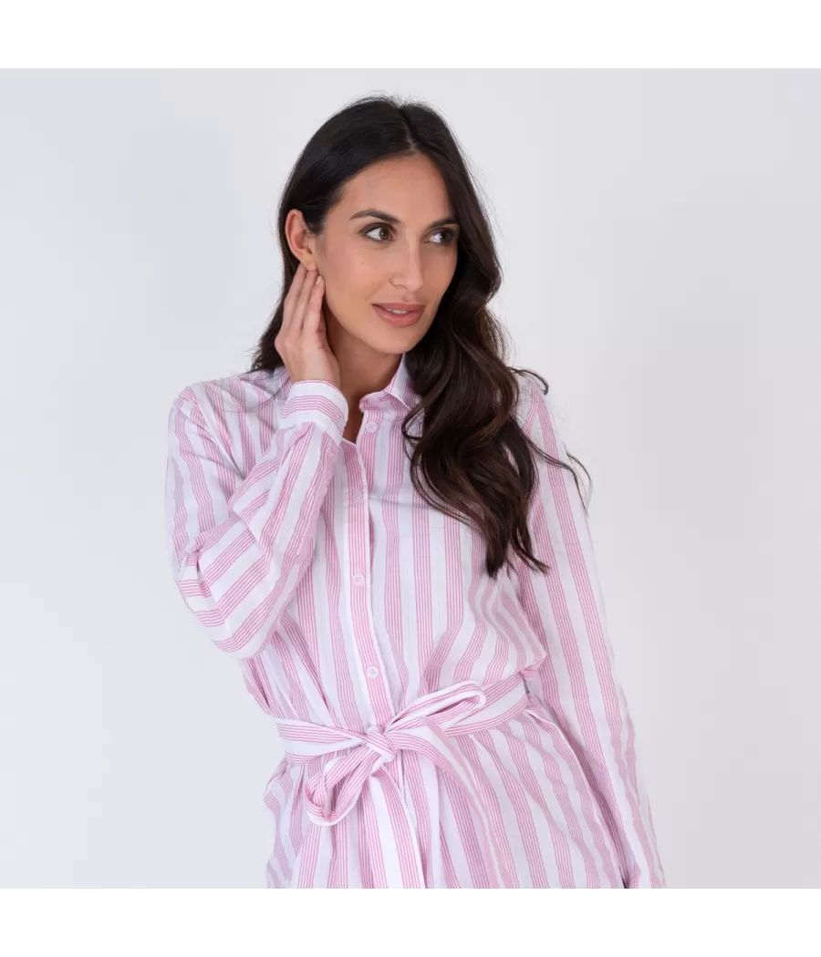 Liquette femme Milan rose fluo - Long shirts women | Kiwi Saint Tropez