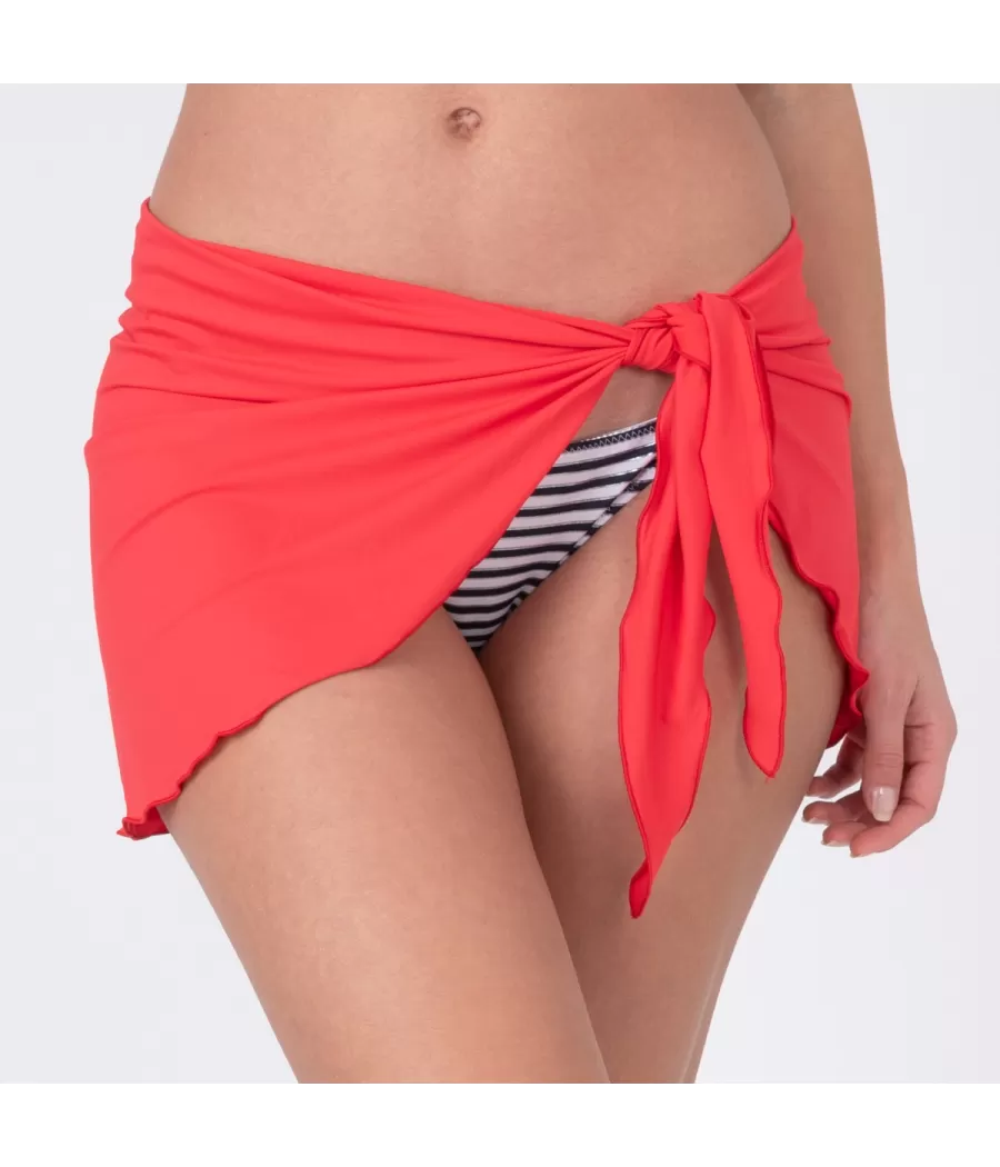 Paréo femme savane rosso - Wrap | Kiwi Saint Tropez