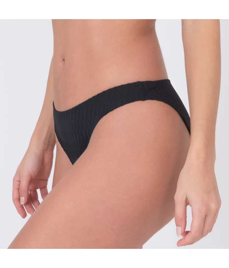 Culotte de maillot femme basique Sahel noir | Kiwi Saint Tropez