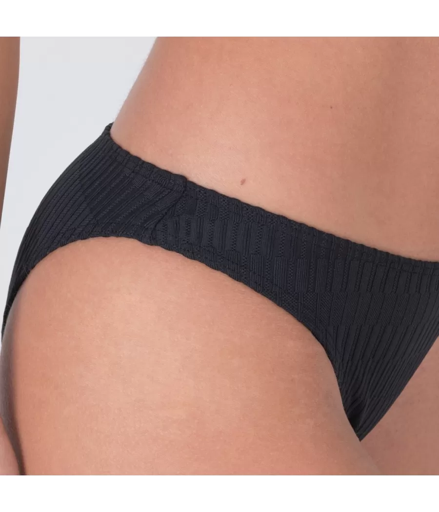 Culotte de maillot femme basique Sahel noir | Kiwi Saint Tropez