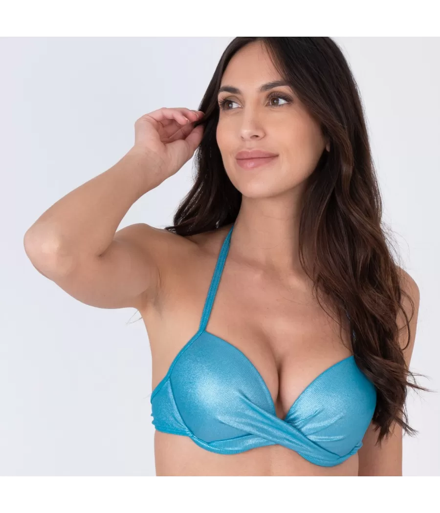 Prachtig turquoise bikinitopje voor dames