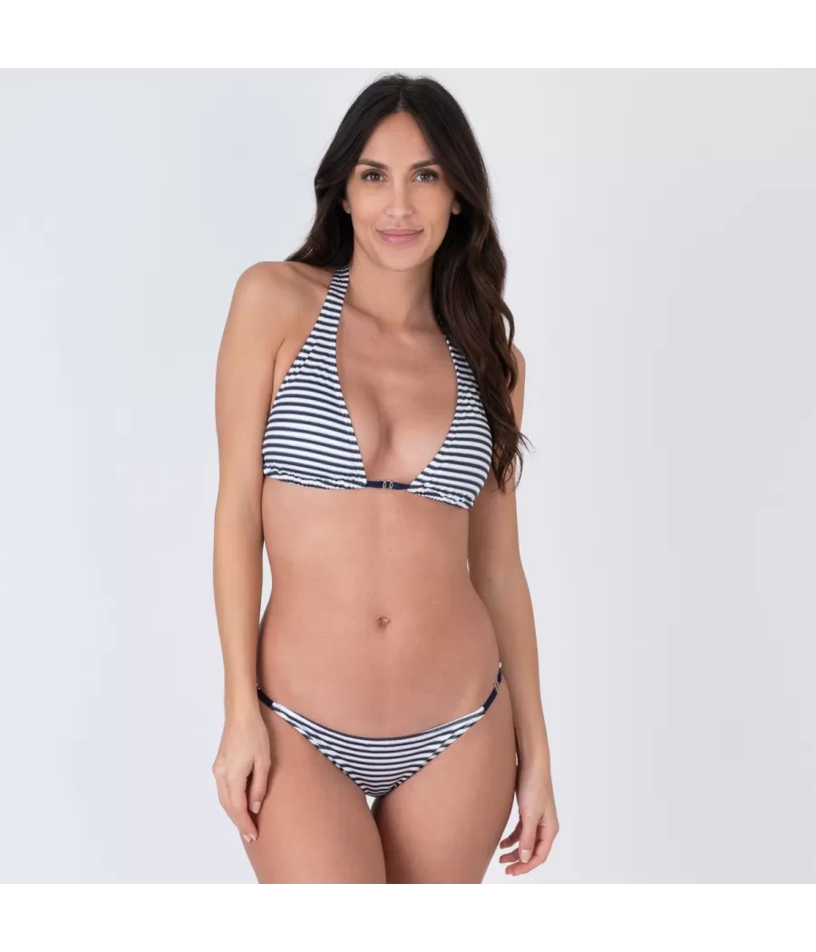 Culotte de maillot femme ornement marina navy | Kiwi Saint Tropez