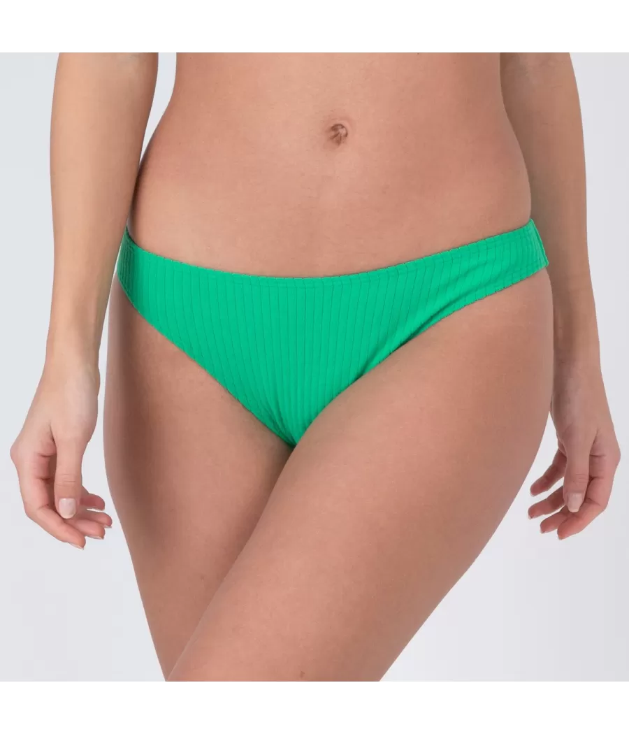 Culotte de maillot femme basique sponge vert | Kiwi Saint Tropez