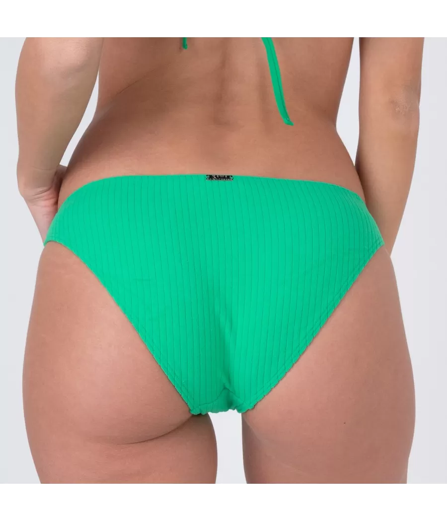 Culotte de maillot femme basique sponge vert | Kiwi Saint Tropez