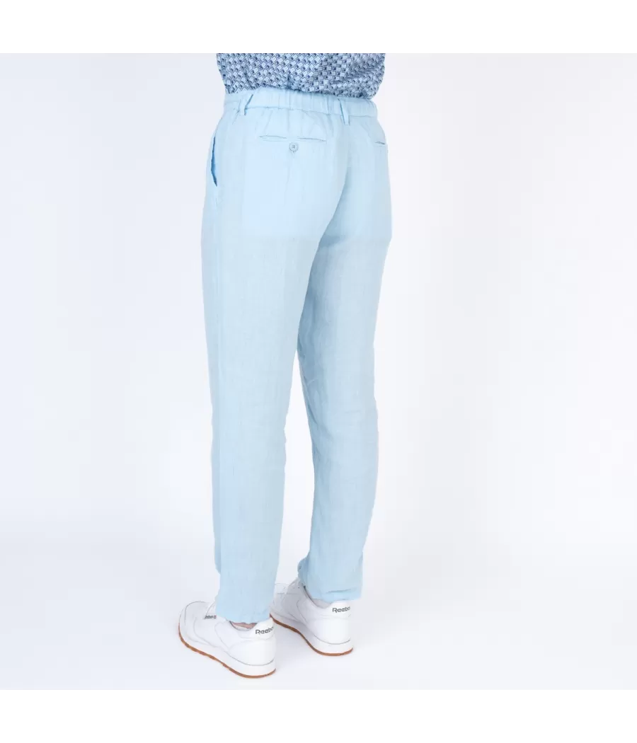 Pantalon homme lin sky - Pants men  | Kiwi Saint Tropez