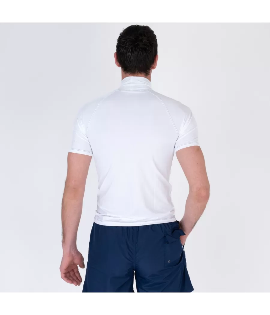 T-shirt homme anti UV Nilane blanc | Kiwi Saint Tropez