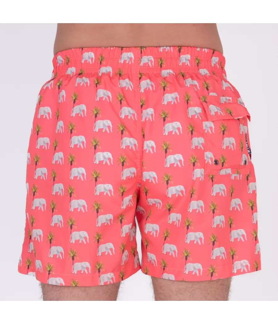 Maillot de bain homme éléphant pink | Kiwi Saint Tropez