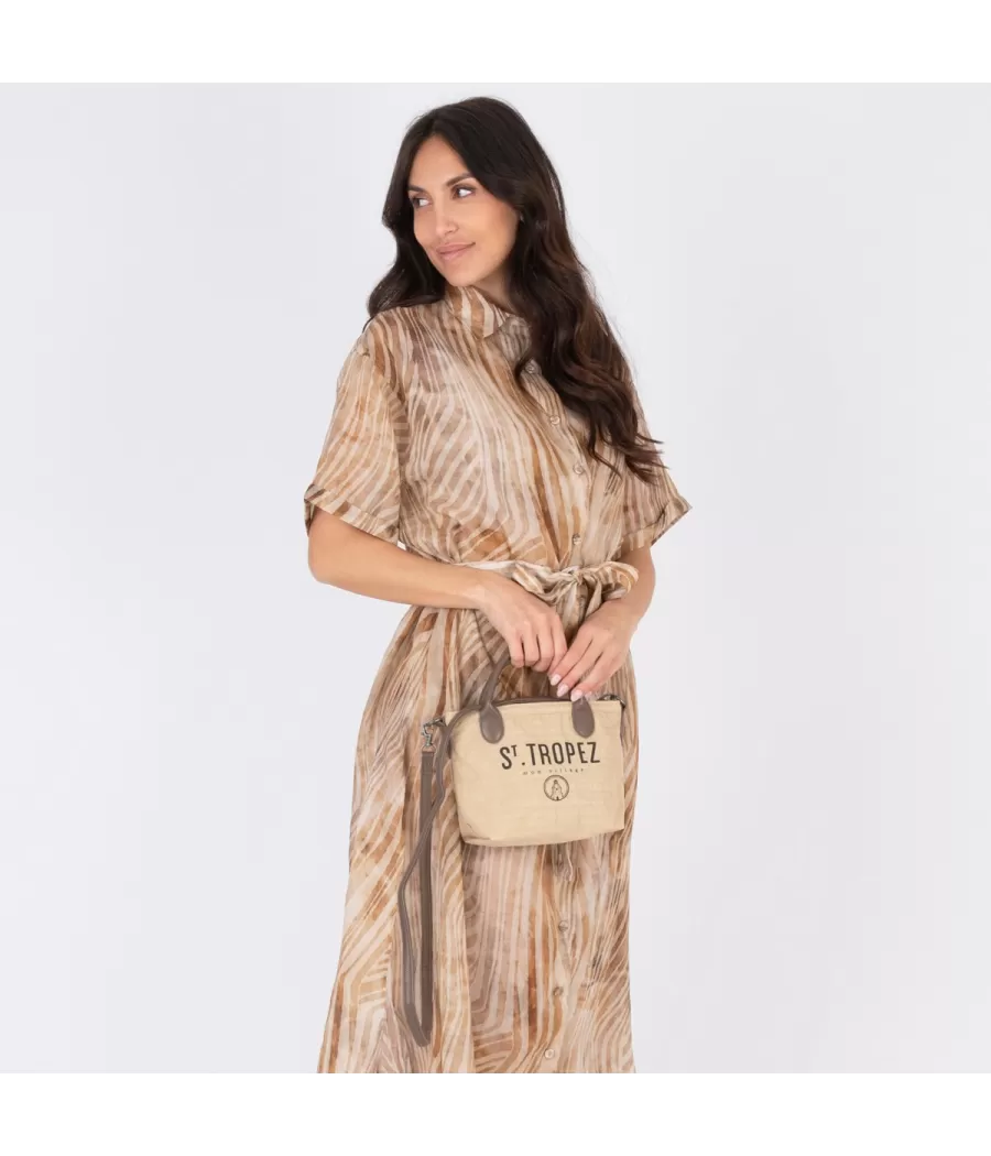 Sac icone Saint Tropez beige klein