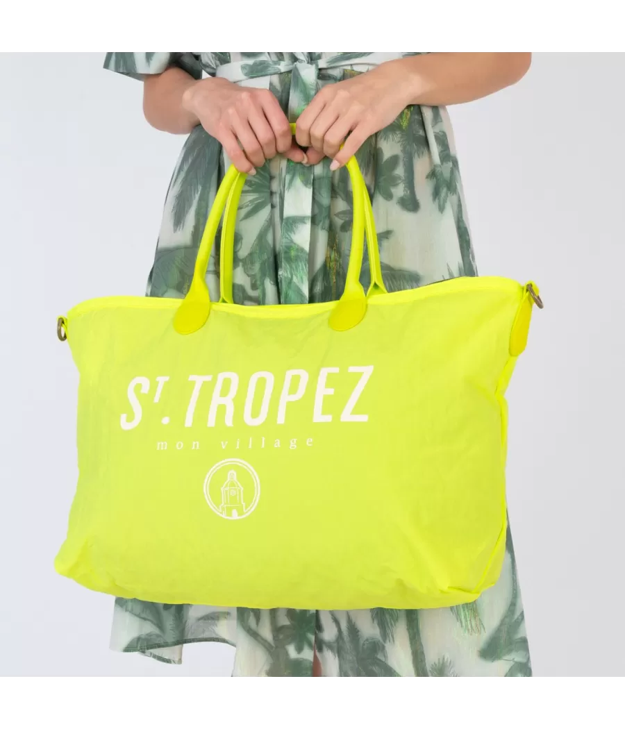 Icoon Saint Tropez tas fluorescerend geel medium - Tassen | Kiwi Saint Tropez