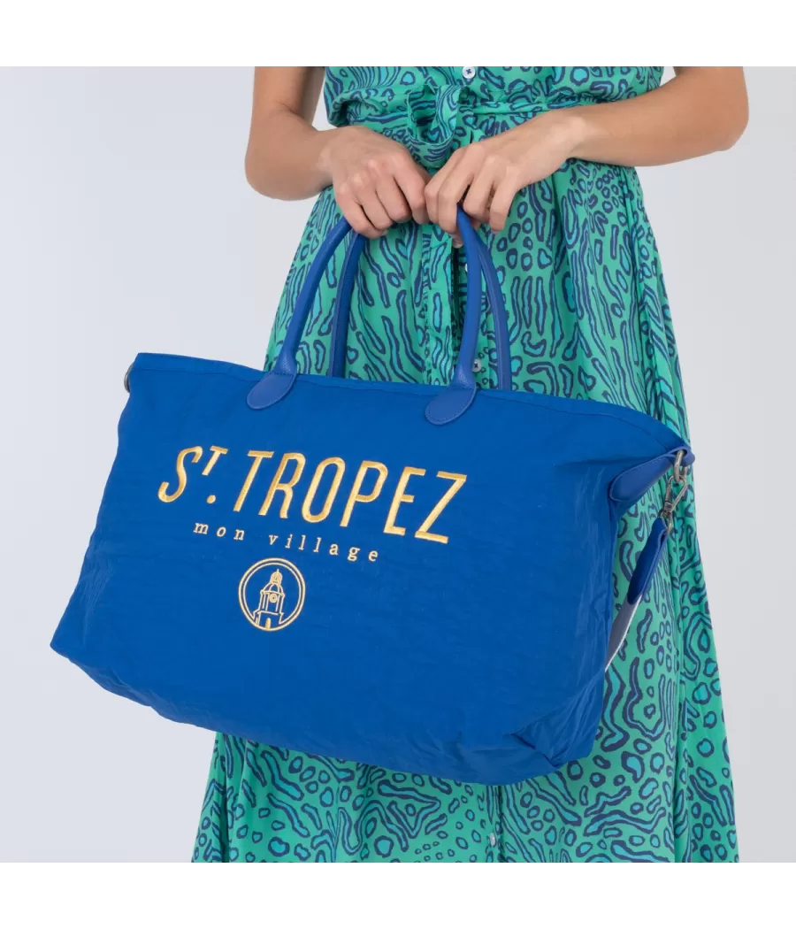 Sac icone Saint Tropez bleu medium | Kiwi Saint Tropez