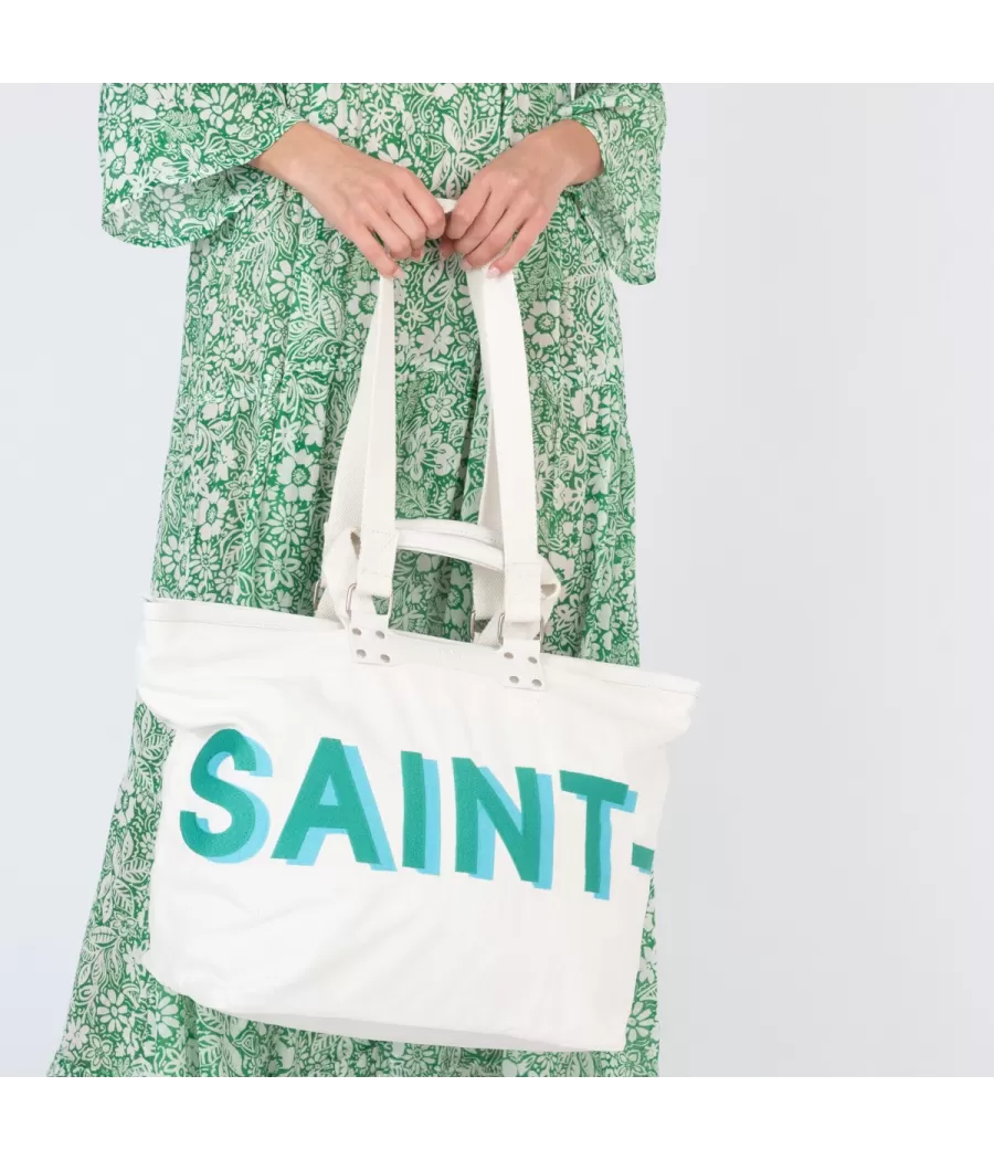 Sac 3D Saint Tropez vert medium - Beach bags | Kiwi Saint Tropez