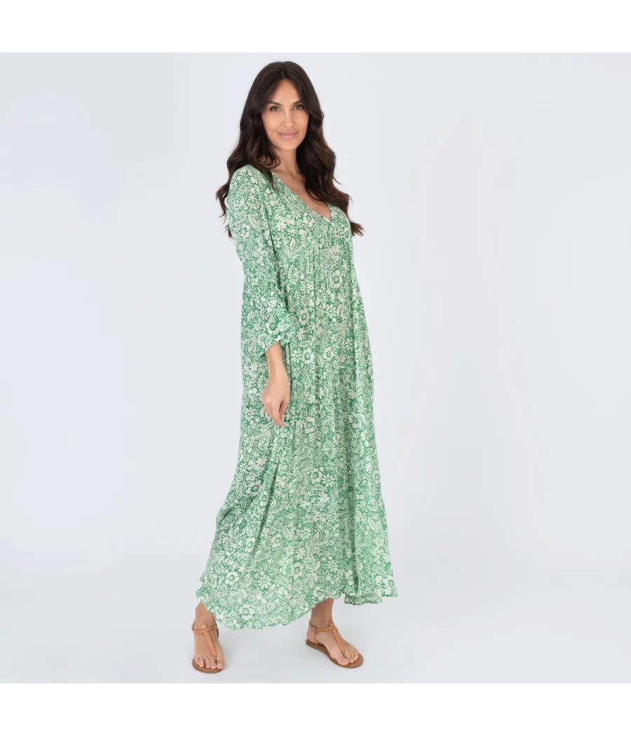 Robe femme longue Mississippi green - Robes femme | Kiwi Saint Tropez