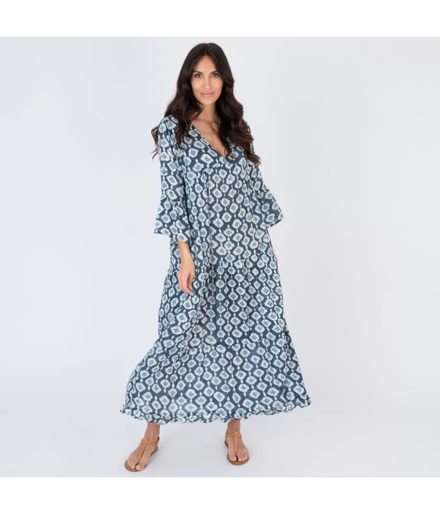 Robe femme longue Mississippi denim | Kiwi Saint Tropez