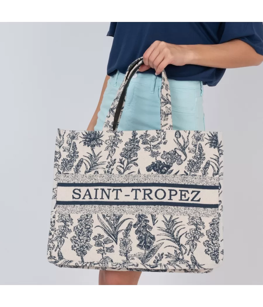 Sac cabas chic Saint Tropez denim | Kiwi Saint Tropez