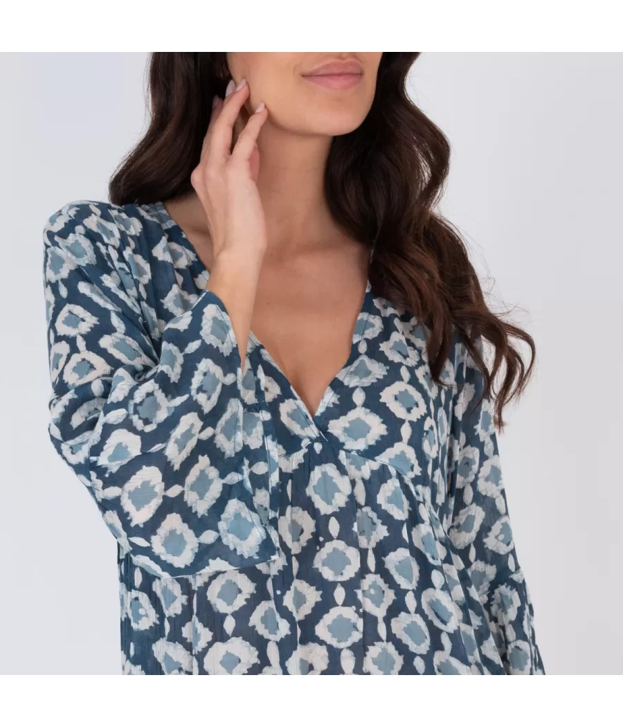 Mississippi denim korte jurk - Robes femme | Kiwi Saint Tropez