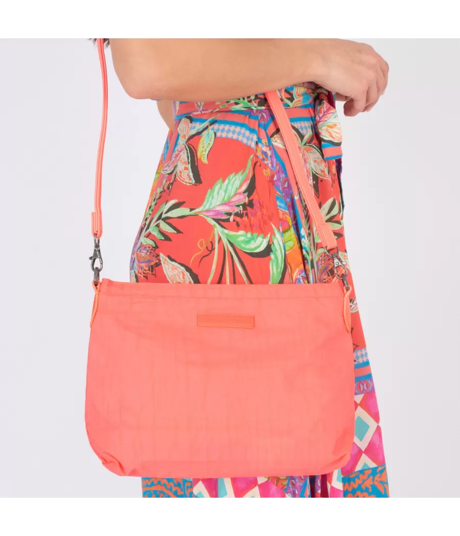 Pochette icone Saint Tropez corail fluo | Kiwi Saint Tropez