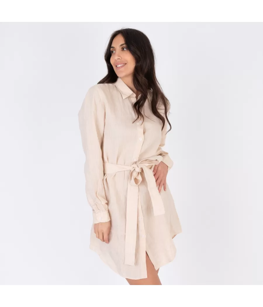 Liquette femme laos naturel - Long shirts women | Kiwi Saint Tropez