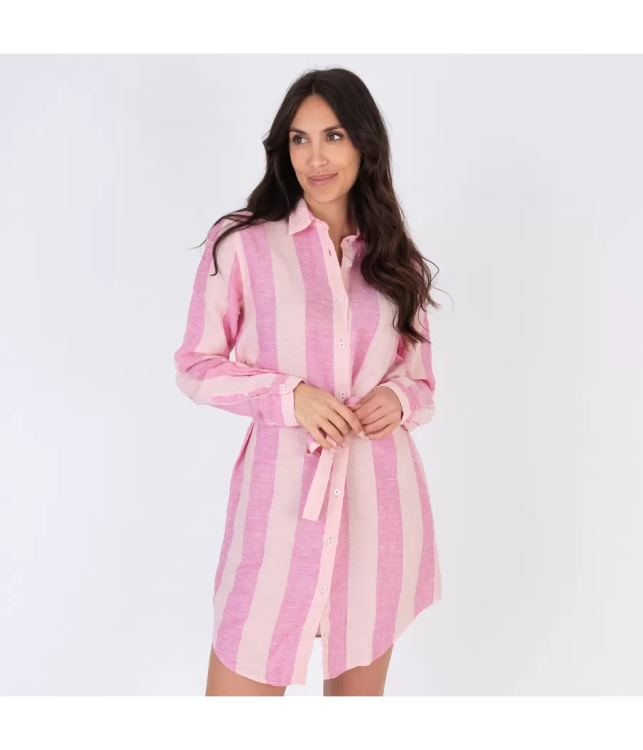 Liquette femme oversize madrid pink