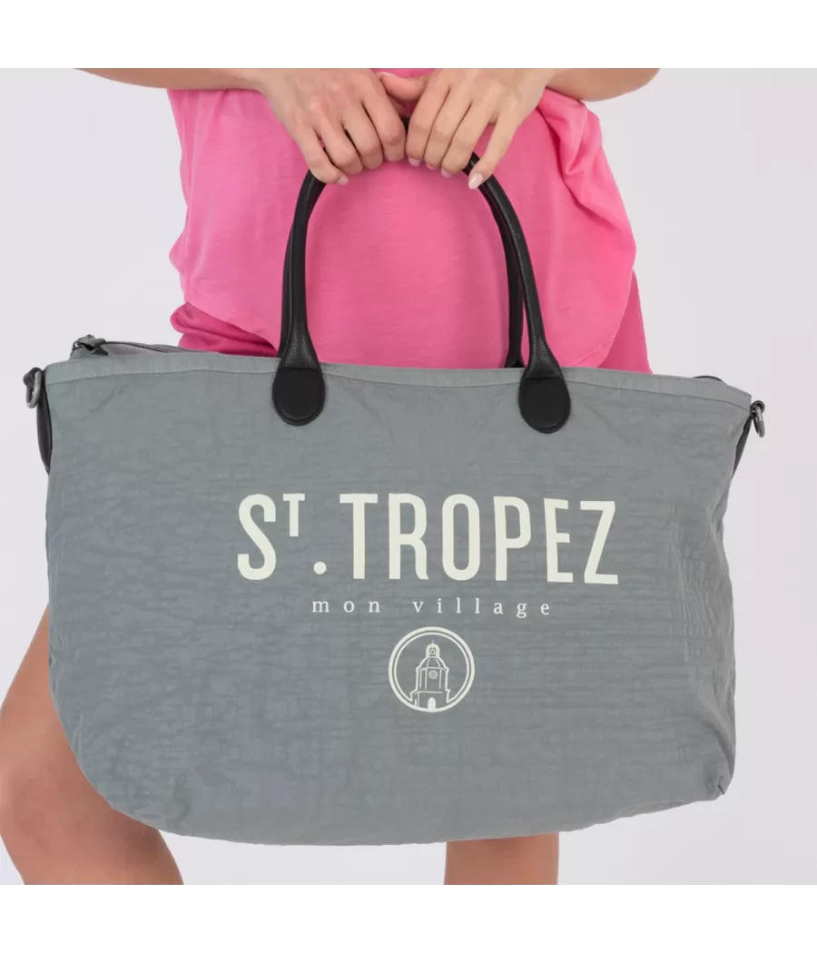 icone Saint Tropez middelgrote grijze tas