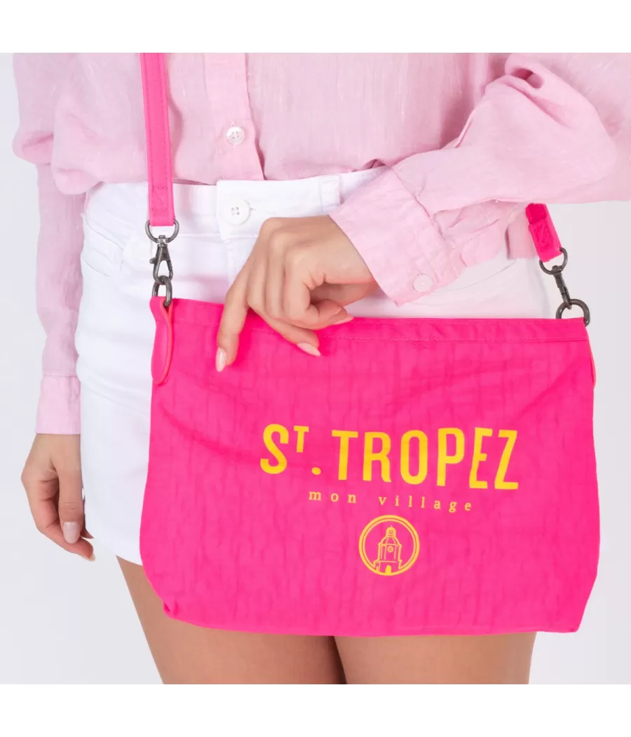 Pochette icone Saint Tropez rose fluo - Pockets | Kiwi Saint Tropez