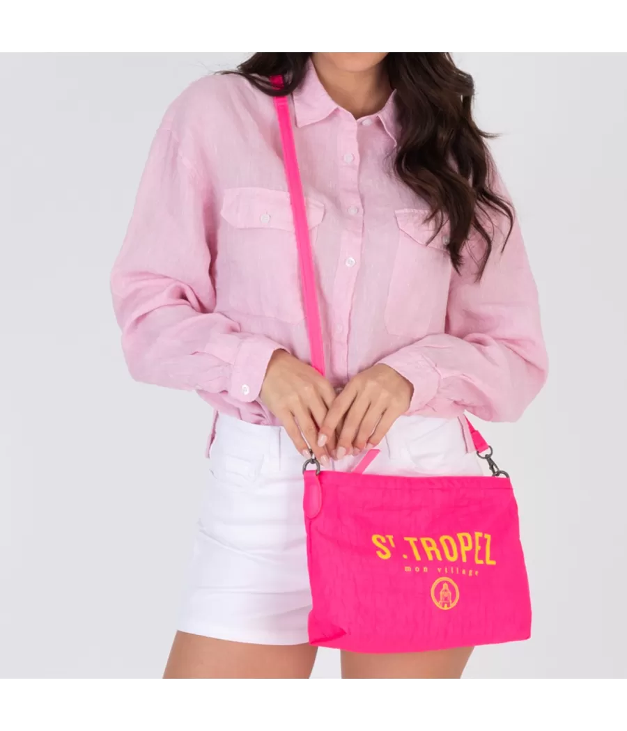 Pochette icone Saint Tropez rose fluo | Kiwi Saint Tropez