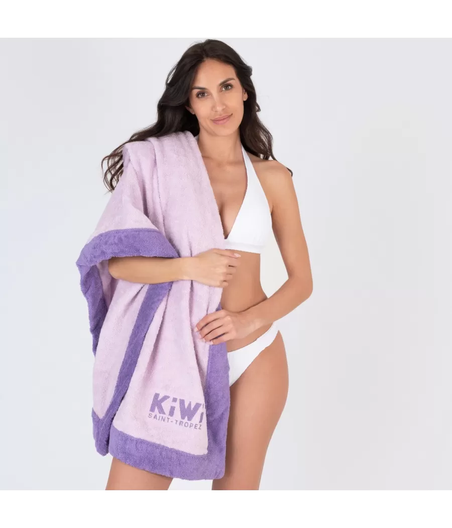 Serviette de plage lilas - Serviettes de plage | Kiwi Saint Tropez