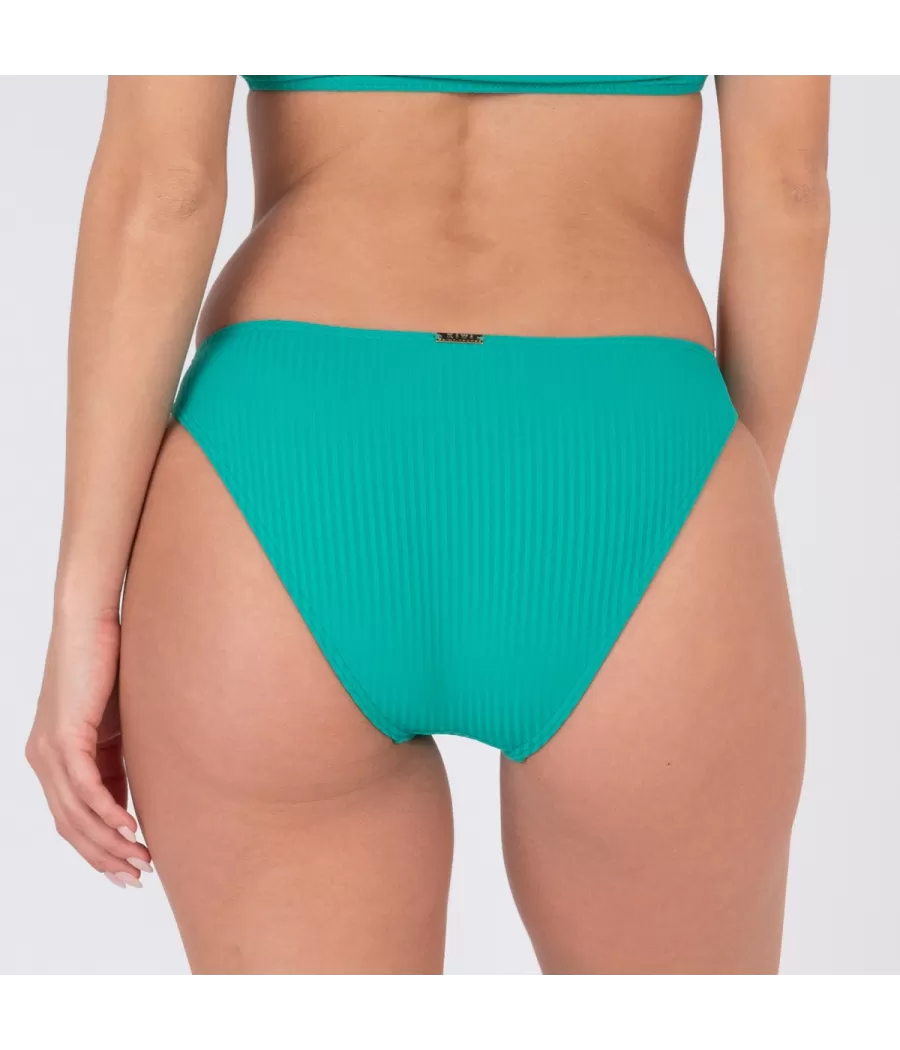 Culotte de maillot femme basique mara émeraude (Exclu web 2024) | Kiwi Saint Tropez