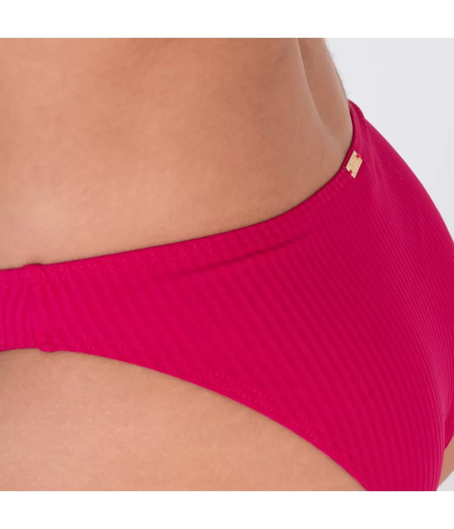 Culotte de maillot femme basique mara fushia (Exclu web 2024) | Kiwi Saint Tropez