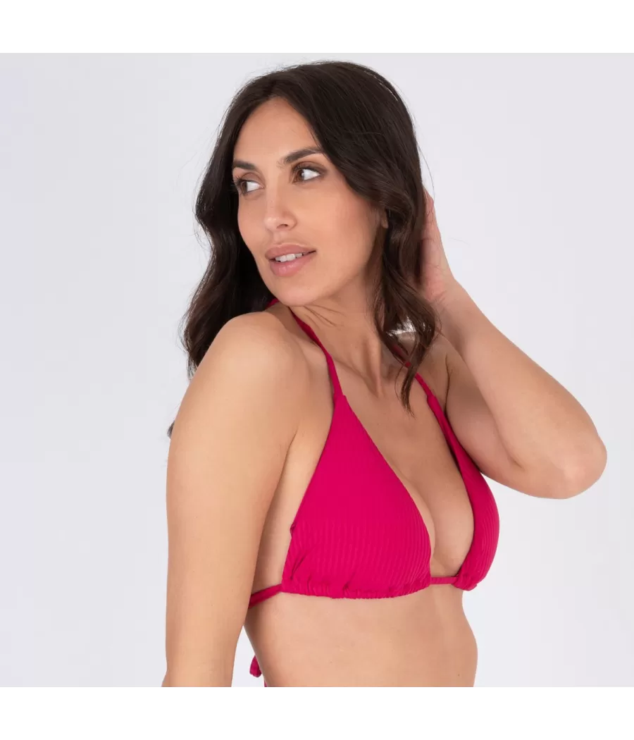 Haut de maillot femme triangle mara fushia (Exclu web 2024) | Kiwi Saint Tropez