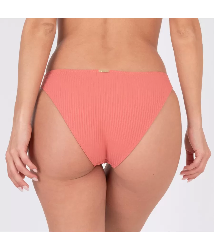 Culotte de maillot femme basique mara rose grise (Exclu web 2024) - Plain mix and match | Kiwi Saint Tropez