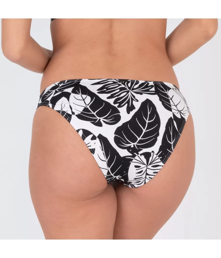 Culotte de maillot femme basique Foglia noir | Kiwi Saint Tropez