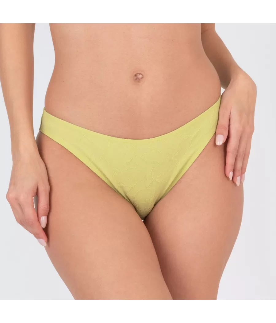 Culotte de maillot femme basique Lemon pistache | Kiwi Saint Tropez