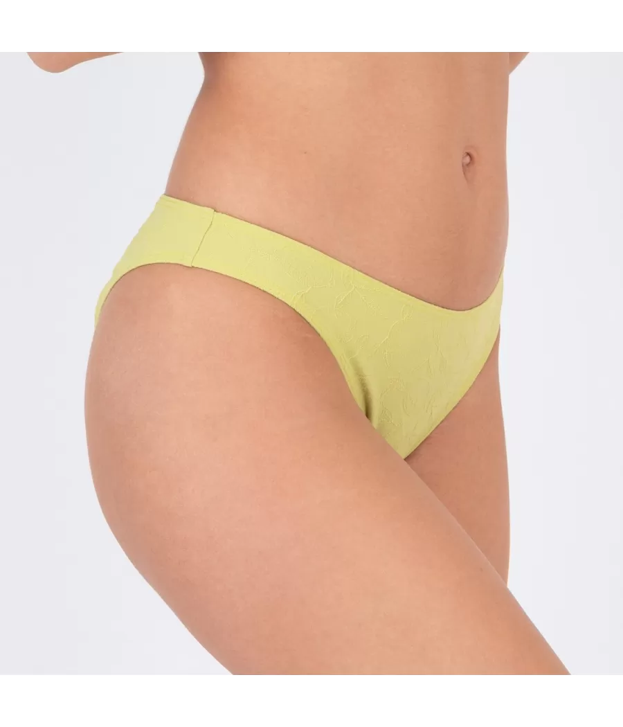 Culotte de maillot femme basique Lemon pistache | Kiwi Saint Tropez