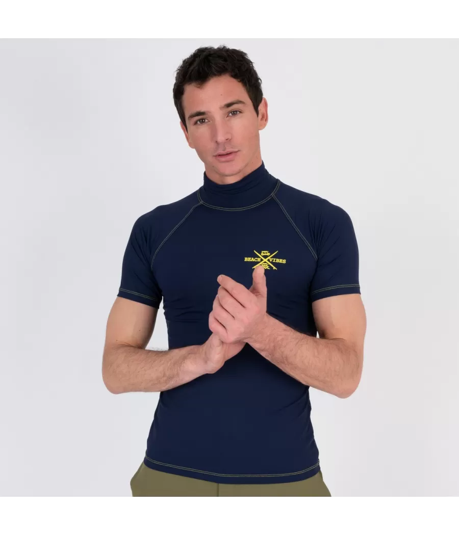 T-shirt homme anti UV Nilane navy | Kiwi Saint Tropez