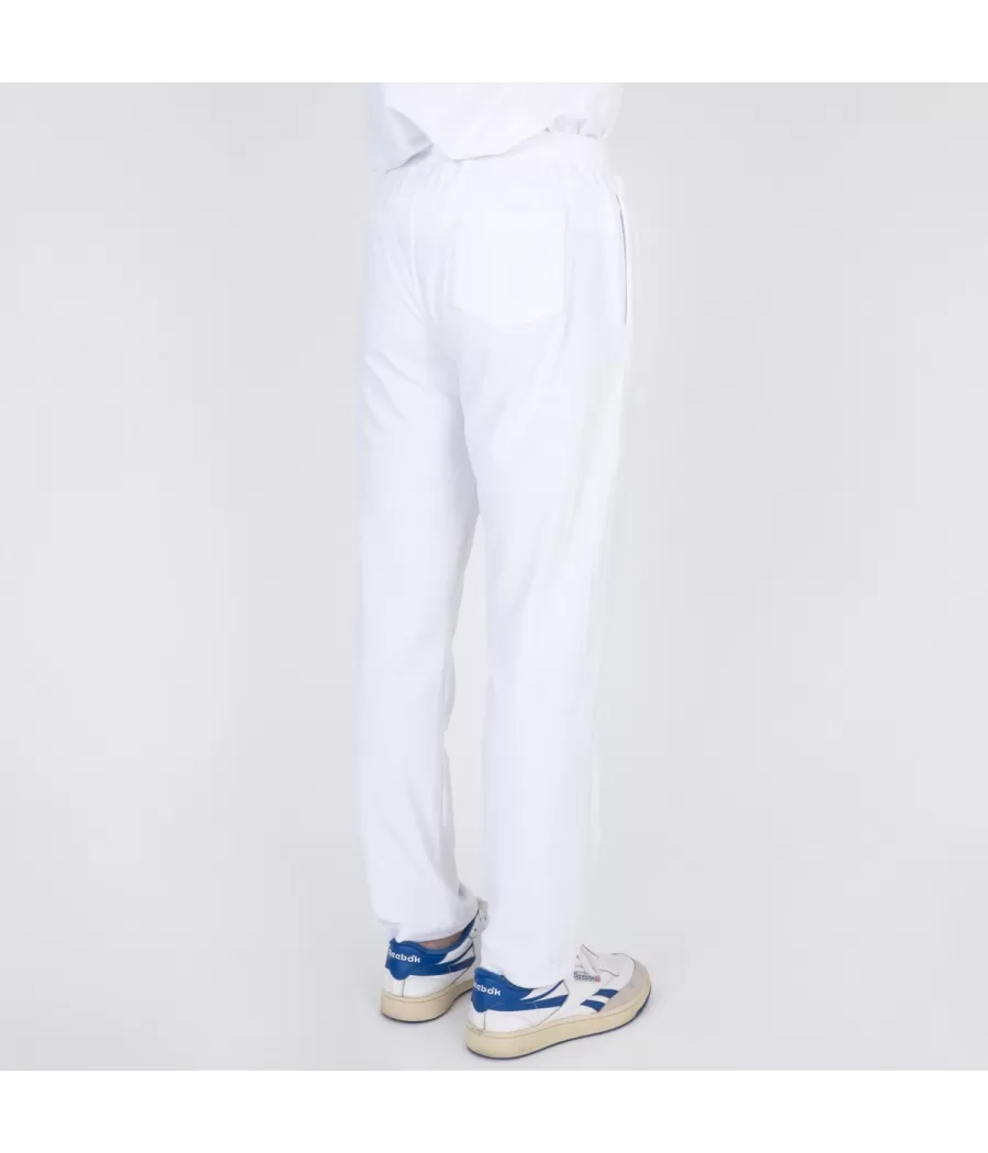 Pantalon homme éponge Terry blanc | Kiwi Saint Tropez