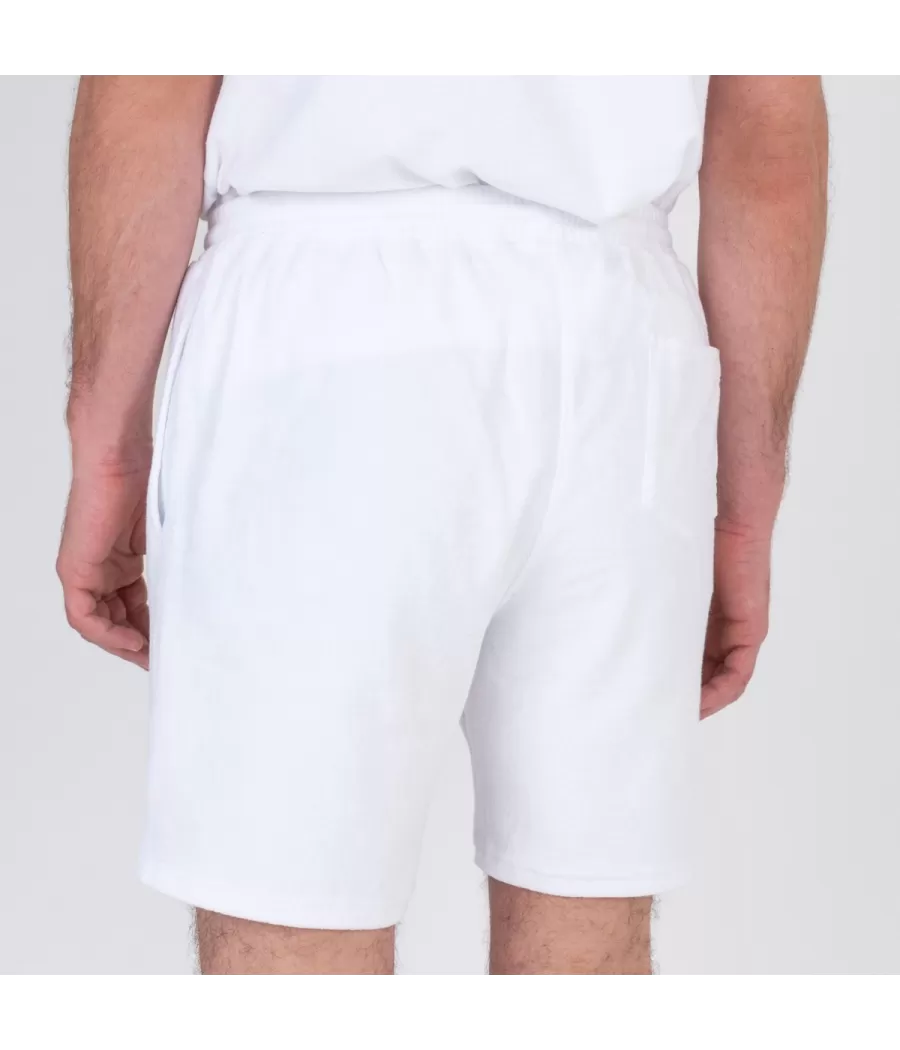 Terry heren bermuda wit - Bermudas homme | Kiwi Saint Tropez