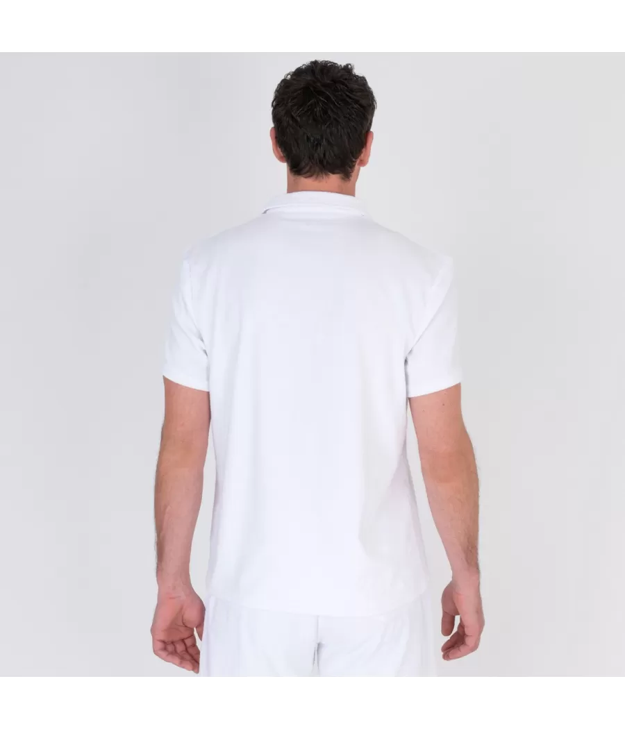 Polo homme éponge Terry blanc | Kiwi Saint Tropez