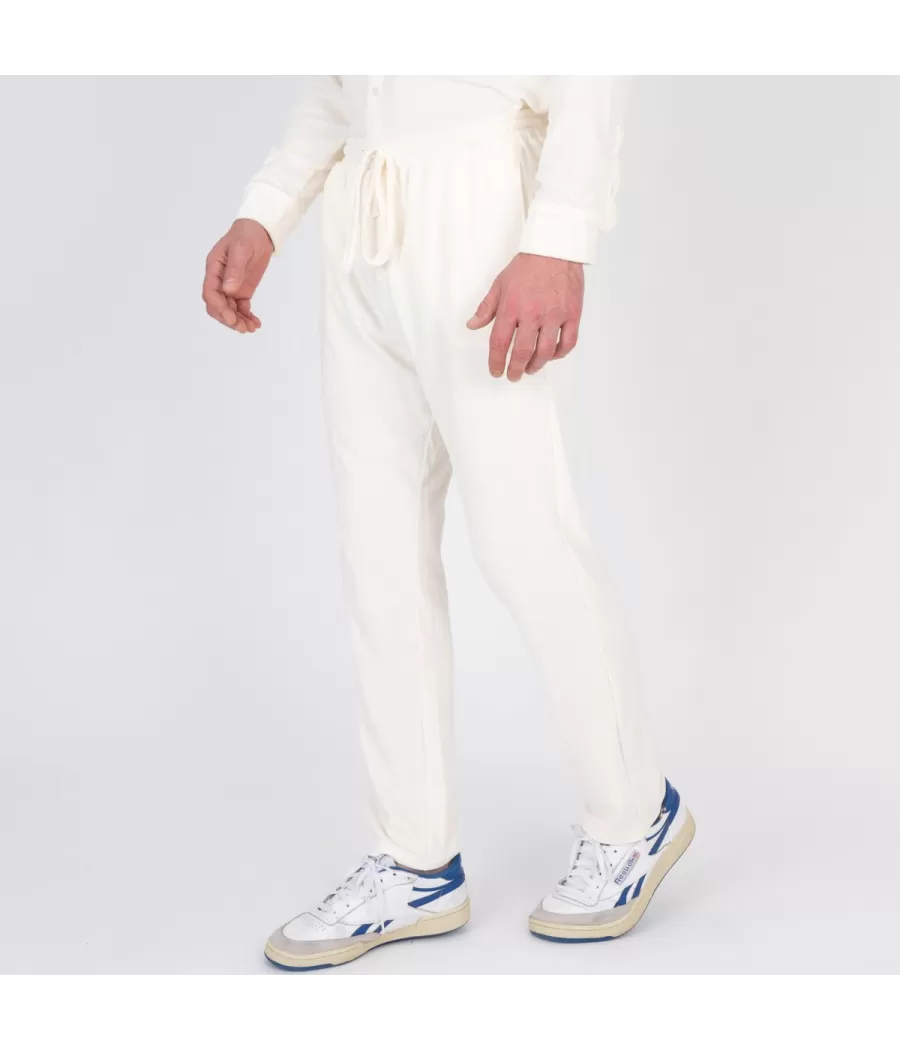 Pantalon homme éponge Terry écru | Kiwi Saint Tropez