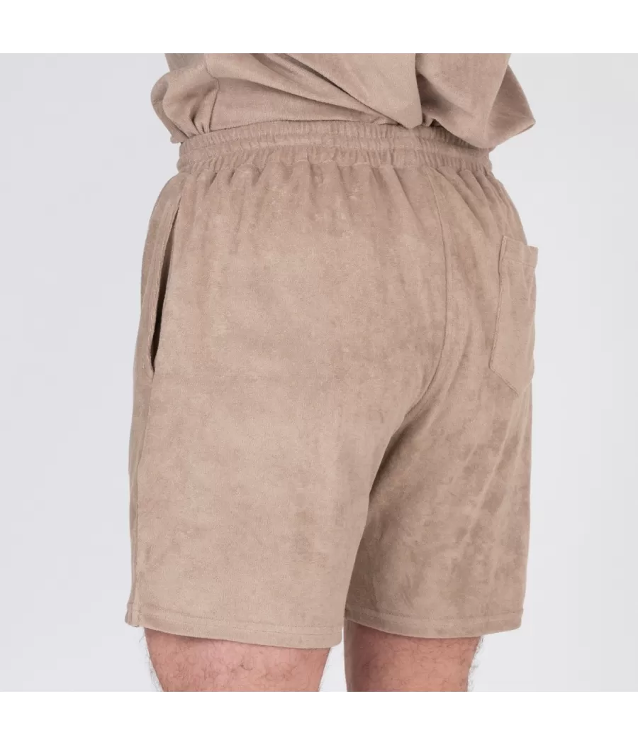 Terry heren bermuda beige - Bermudas homme | Kiwi Saint Tropez