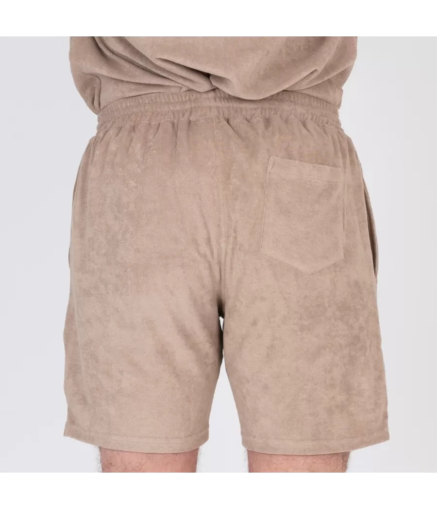 Terry heren bermuda beige - Bermudas homme | Kiwi Saint Tropez