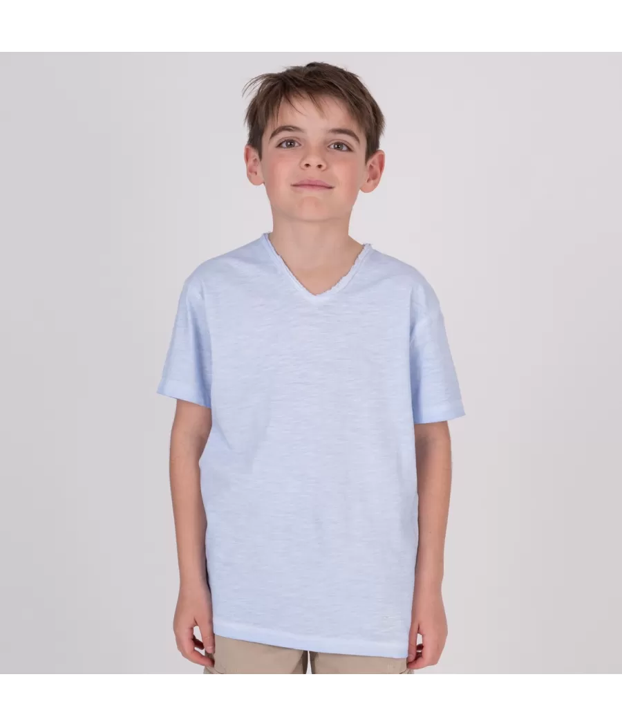 T-shirt garçon tikiti ciel - T-shirts boy | Kiwi Saint Tropez