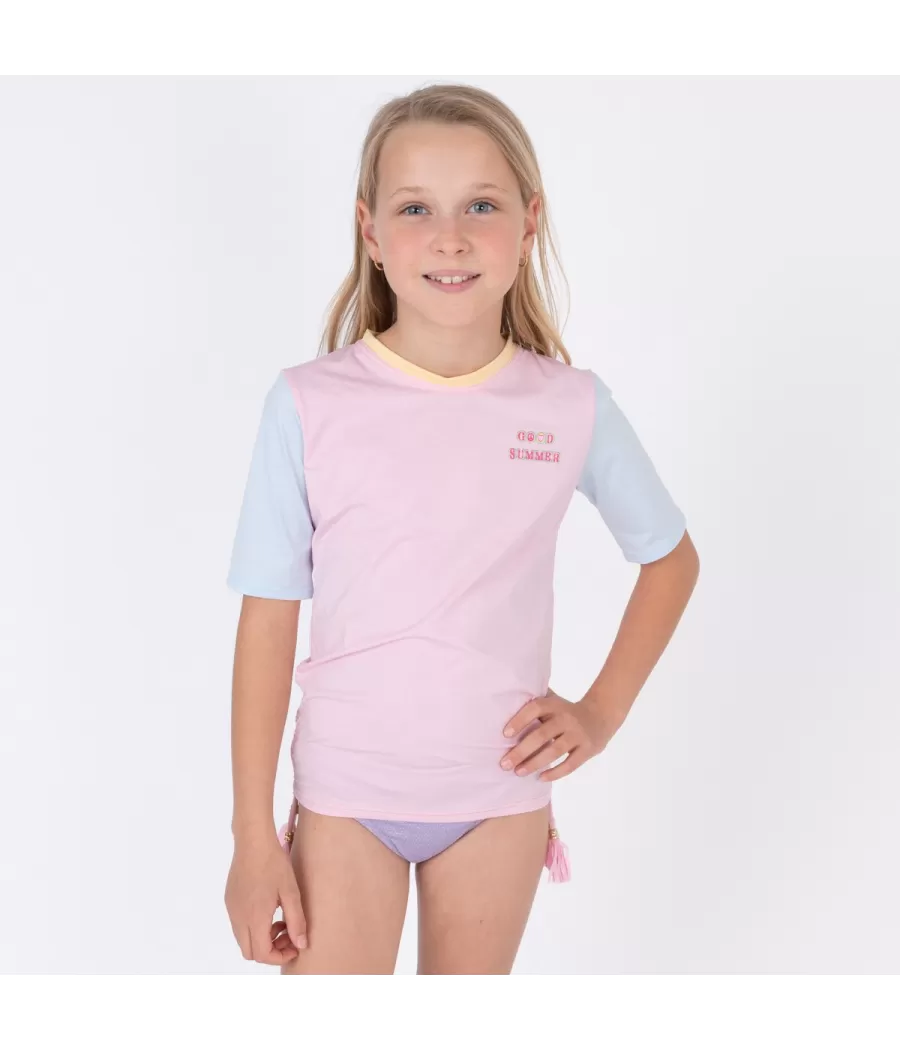 Nilane roze UV-beschermend T-shirt - T-shirts anti UV | Kiwi Saint Tropez