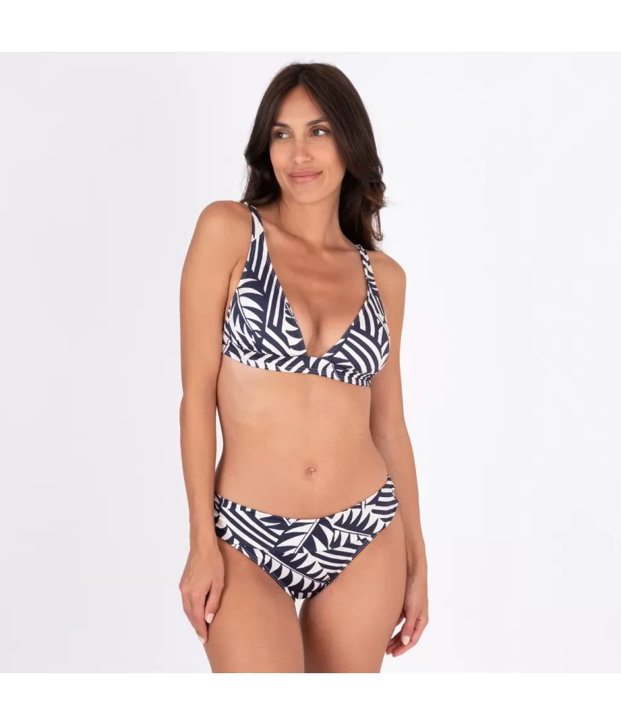 Culotte de maillot femme revers Oahu navy | Kiwi Saint Tropez